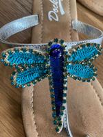 ★Sandalen Libelle EDEL LEDER Glitzer PAILLETTEN UNIKAT★37 TOP Bayern - Igensdorf Vorschau
