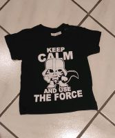 T-Shirt Schwarz - Star Wars H&M Gr. 80 - Keep Calm And Use The Fo Kr. Altötting - Winhöring Vorschau