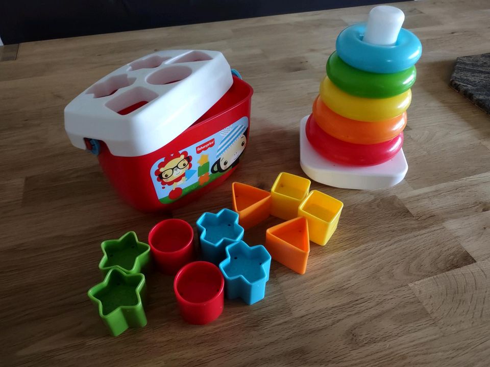 Fisher price Babyspielzeug Steckformen Stapelturm Kleinkind in Neu Ulm