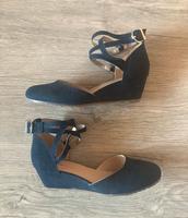 GRACELAND Pumps Keilabsatz dunkelblau Größe 40 Hessen - Bürstadt Vorschau
