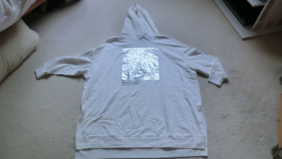 NEU Taifun Hoodie GR 48/50 mit Aufdruck Big Size weiß in Hamburg