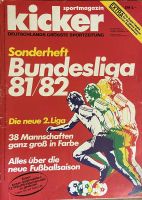 Kicker Sonderheft 1981/82 Lindenthal - Köln Sülz Vorschau