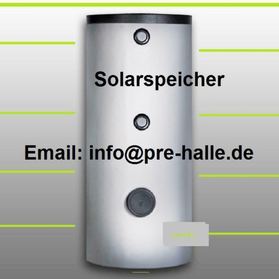 1A Solarspeicher 800 L 2 WT + Th. Pufferspeicher für Trinkwasser in Halle (Westfalen)