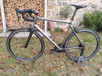 Rennrad, titanfarben, Shimano 105, Campagnolo, ca. 9kg (Versand) Sachsen-Anhalt - Quedlinburg Vorschau