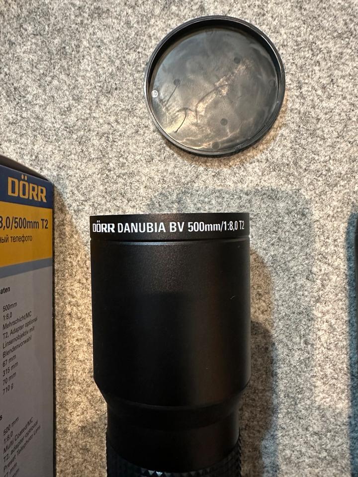 Dörr Danubia 8,0/500 mm T2 Teleobjektiv für NIKON NEU OVP in Eppelborn