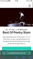 Poetry Slam Stuttgart 21.04 zu verkaufen Stuttgart - Stuttgart-West Vorschau