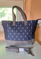 Tasche Projekttasche Shopper, Denim, maritim, Anker, Blau Berlin - Reinickendorf Vorschau