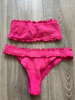 Calzedonia Bikini Bandeau Bikini gesmokt pink cheeky München - Schwabing-West Vorschau