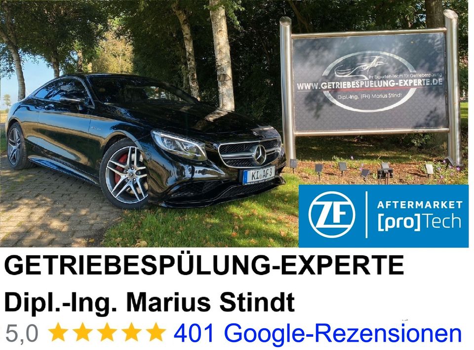ZF [pro]Tech start Partner und Marktführer,  Spülsystem ohne schädlichen Reiniger !! Getriebespülung BMW Mercedes F10 F11 F30 F31 E60 E61 E70 W211 W212 W213 DSG CVT Audi Ford Opel Wandler 25 Getriebe in Gießen