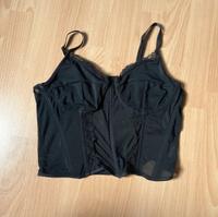 corset Korsett top schwarz transparent Hessen - Rödermark Vorschau