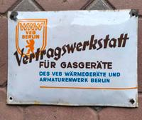 DDR Emailleschild MAW... selten...rar... Mecklenburg-Vorpommern - Kuhstorf Vorschau