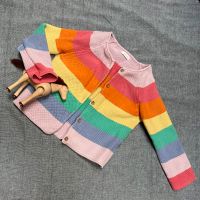 Regenbogen Rainbow Strickjacke Jacke Next 92 Thüringen - Weimar Vorschau