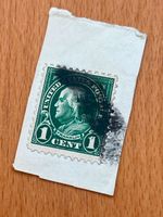 Briefmarke USA grün united states postal service 1 cent franklin Hessen - Kassel Vorschau