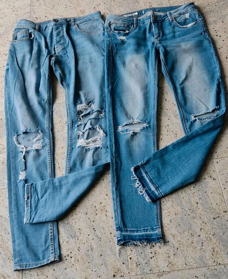 Ripped used Jeanshose Jeans Hose Löcher Fransen 38 Skinny Stretch in  Niedersachsen - Damme | eBay Kleinanzeigen ist jetzt Kleinanzeigen