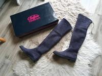 Neue Buffallo Overknee Stiefel Anthrazit OVP - Gr 39 NP 150€ Nordrhein-Westfalen - Burbach Vorschau