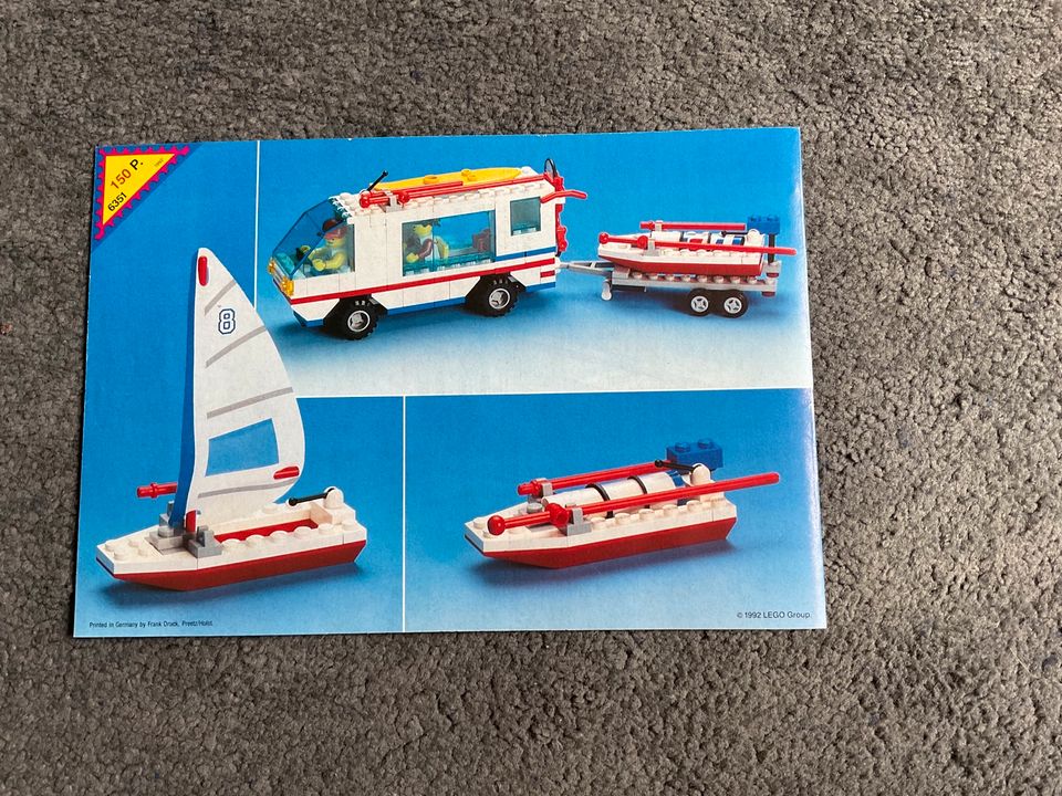 Lego 6351 Camper Retro 90iger mit Anleitung guter Zustand in Ronshausen