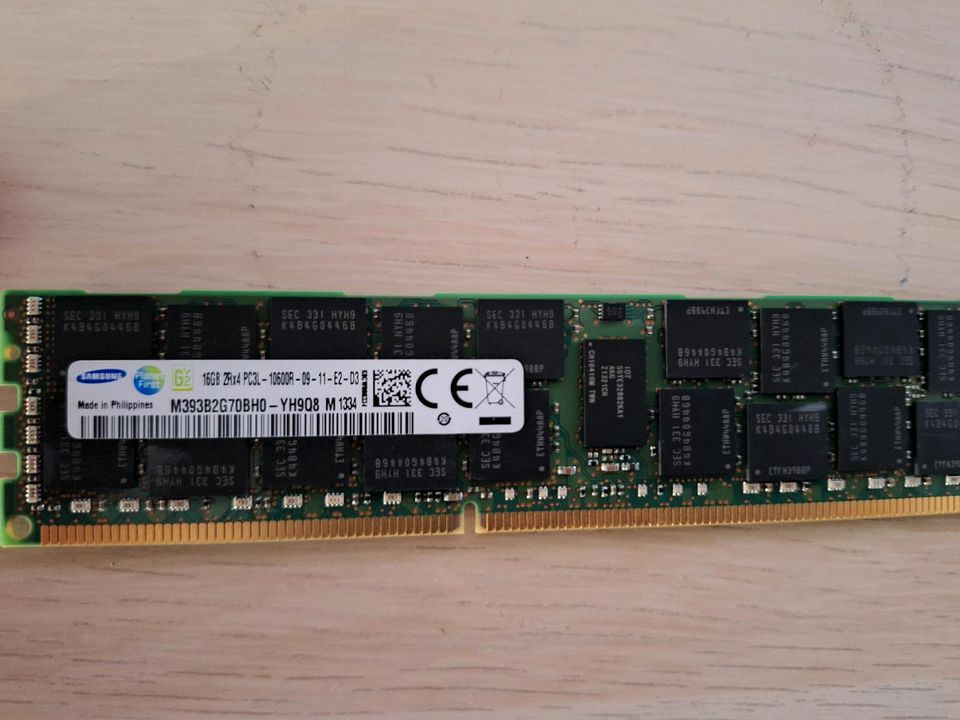 HP 6x 16Gb DDR3 RAM-Riegel-10600R PC3L Server in Erfurt