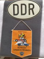 Rennsport Wimpel Schleiz und DDR Nationalitäts  Kennung Niedersachsen - Braunschweig Vorschau