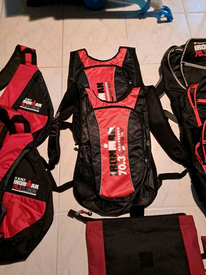 Finisher Rucksack Ironman in Hamburg