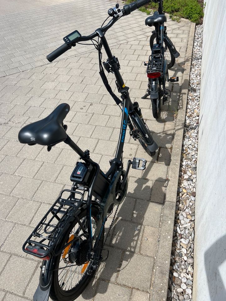 2 x E-Bike - smartEC Camp-20D Klapprad Pedelec in Horgau