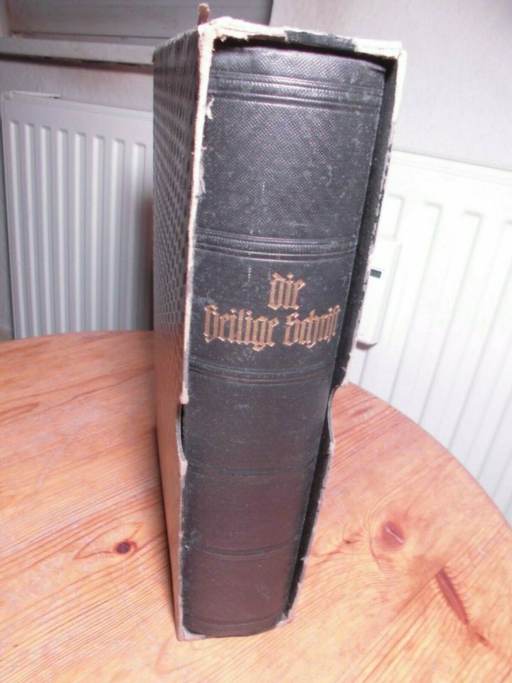 Die Heilige Schrift Bibel 1928 Hochzeit Großformat Schuber Antik in Kiel