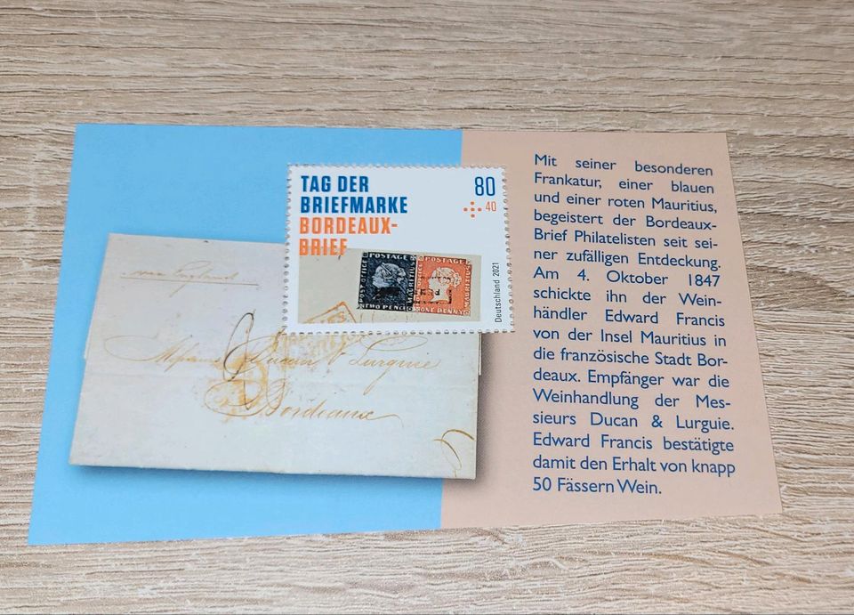 Bundesrepublik Block 88 ** Tag der Briefmarke 2021, Blockausgabe in Wald-Michelbach