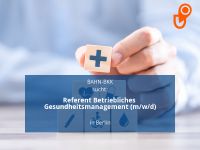 Referent Betriebliches Gesundheitsmanagement (m/w/d) | Berlin Berlin - Lichtenberg Vorschau