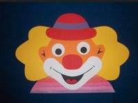 Fensterbild Tonkarton (159 a) Clown Locke Karneval Fasching Deko Nordrhein-Westfalen - Rietberg Vorschau