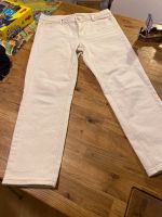 Vila Mom Jeans Gr.L weiss beige mid rise ❤️ Düsseldorf - Pempelfort Vorschau