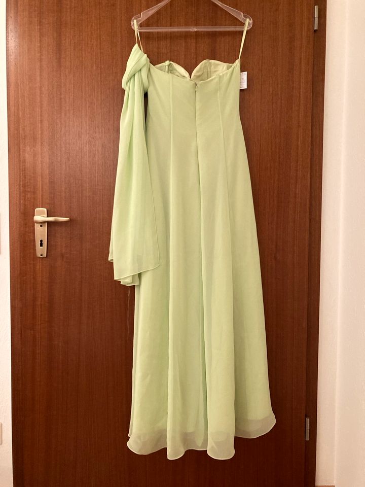 Abendkleid hellgrün / lindgrün wie neu Gr. 34 / XS in Nürtingen