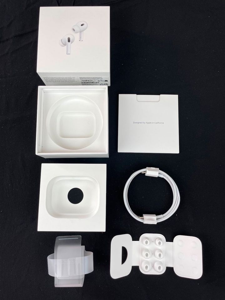 Apple Air Pods Pro 2 Leerkarton Lightning Kabel Silikontips Box in Stuttgart