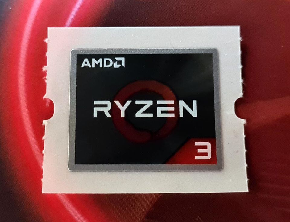 AMD Ryzen 3 Aufkleber Case Gehäuse PC Sticker NEU & ORIGINAL in Chemnitz