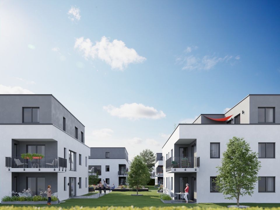 Exklusive 3-Zi.-Neubauwohnung mit Terrasse und zwei Stellplätzen in Wetzlar in Wetzlar