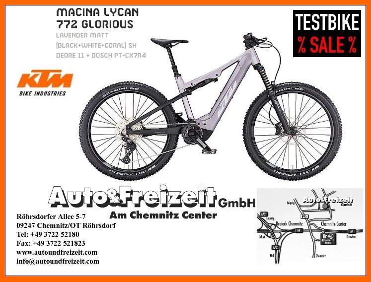 KTM E-BIKE MACINA LYCAN 771 GLORIOUS * TB & NEU in Röhrsdorf