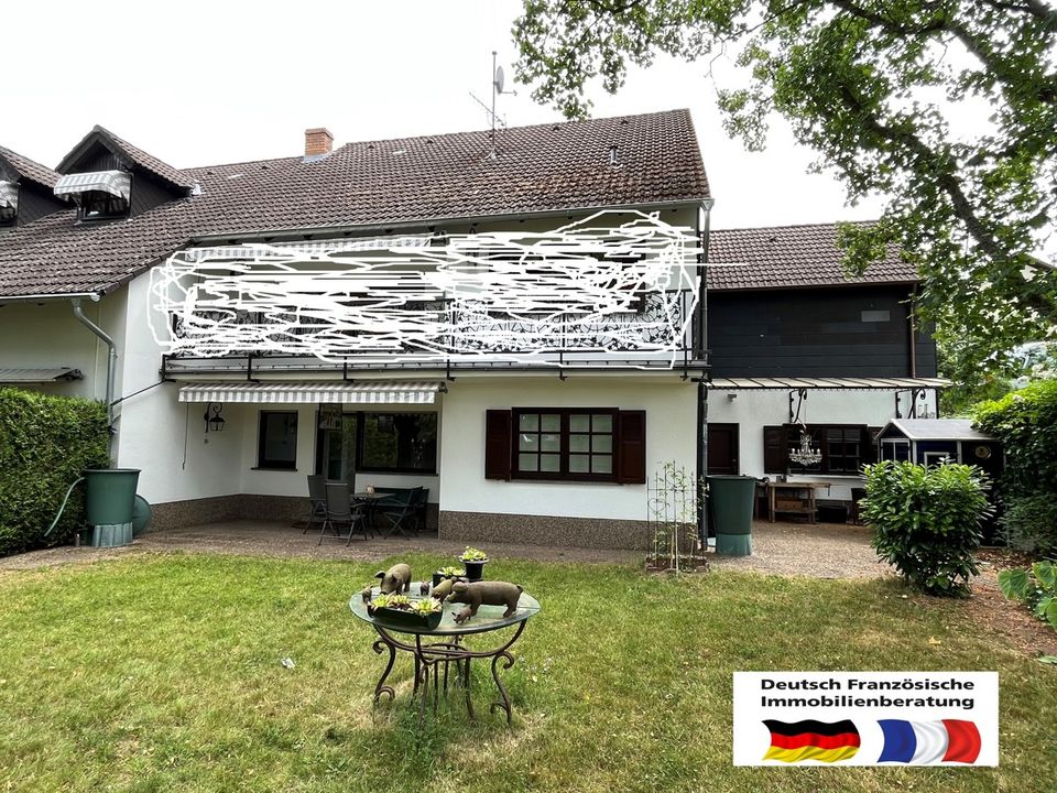 Stadt nah in der Natur wohnen, ruhige Erdgeschosswohnung mit Garten. in Saarbrücken