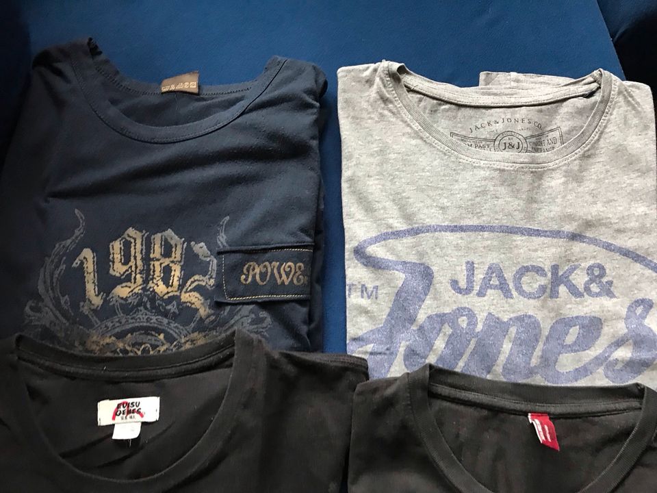 4 T-Shirts Herren Größe M (2 Jack&Jones) Paket 15€ in Nürnberg (Mittelfr)