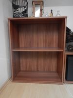 Regal Nussbaum Walnuss dunkelbraun Sideboard 79 cm Bücher DVDs Sachsen - Meißen Vorschau