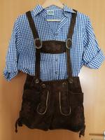 Wiesn Outfit * Blau-weiß kariertes Trachtenhemd * Größe: 36/S Bayern - Fürstenfeldbruck Vorschau