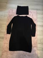 Blaues Strickkleid mit abnehmbaren Kragen Rollkragen Kleid dress Baden-Württemberg - Reutlingen Vorschau