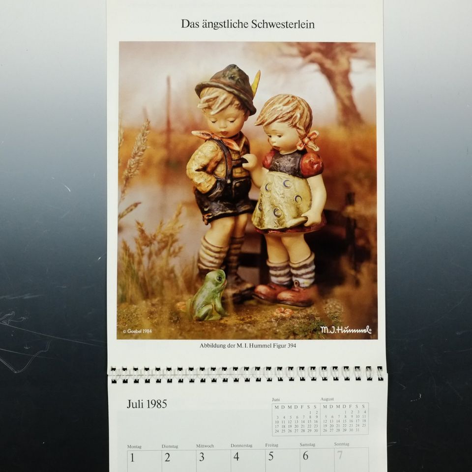 Alter Goebel Hummel Kalender 1985 Titelfigur "Der Gelehrte" 415 in Engelsbrand