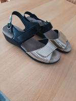 Sandale schwarz/silber Dortmund - Mengede Vorschau