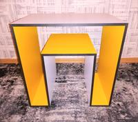 ❤️ Top ❤️ Design Beistelltisch Bauhaus gelb weiß ❤️ Dresden - Neustadt Vorschau