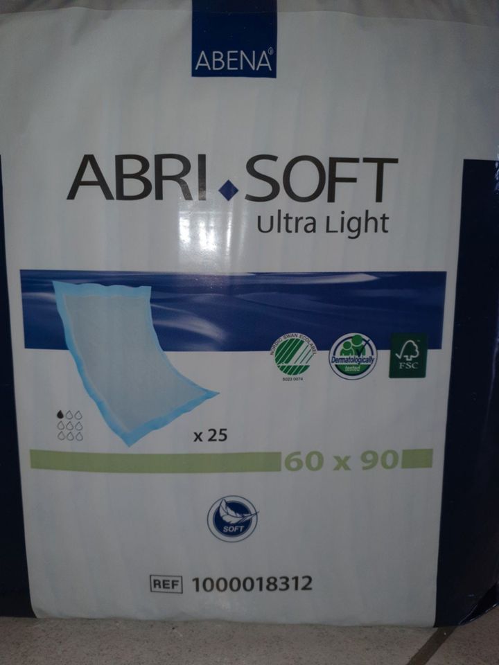 Abri Soft Ultra Light 150 Stk. /  60 x 90 Inkontinenz Unterlagen in Friedland