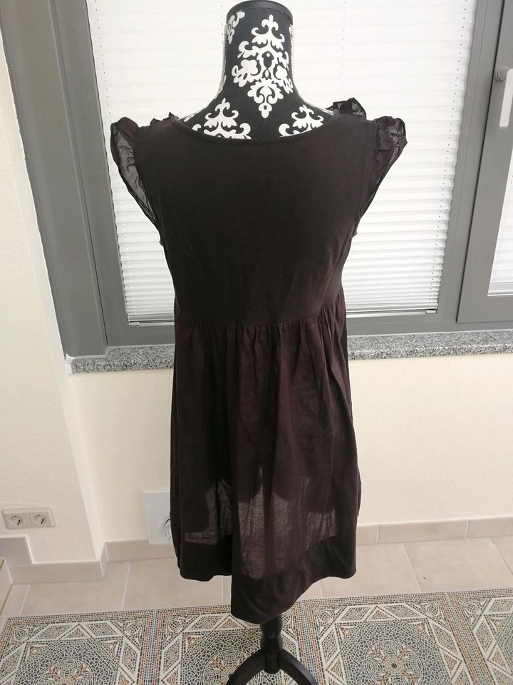 braunes S.Oliver Kleid aus Baumwolle Größe M 38 in Tholey