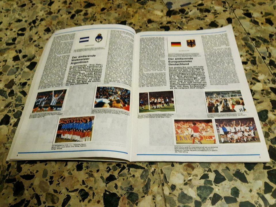 Dachbodenfund Bergmann Sammelalbum Spanien  WM 82 in Hesel