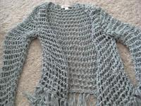 Strickjacke Cardigan mit Fransen Gr 38 - Schlager 70er Eimsbüttel - Hamburg Stellingen Vorschau