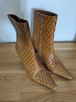 ❤️‍Pollini-Stiefeletten, braun, Größe 38, geprägtes Leder❤️‍ Bayern - Kolbermoor Vorschau