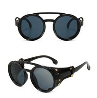 Neue Mode Steampunk runde Brille Sonnenbrille Brille Berlin - Hellersdorf Vorschau