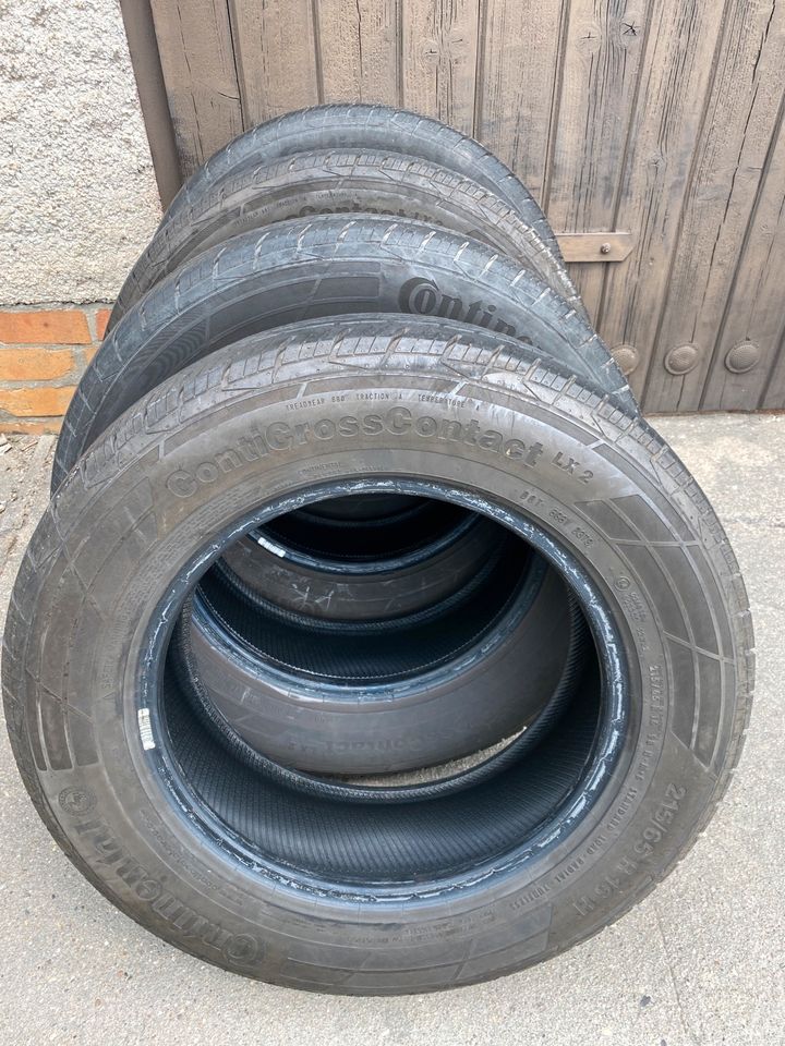 4 Sommerreifen Continental 215/65R16 98H gebraucht 2018 in Marienberg