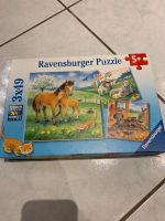 Ravensburger Puzzle 3x49 Teile 5+ Pferde, Schafe, Hunde, Tiere Rheinland-Pfalz - Mommenheim Vorschau